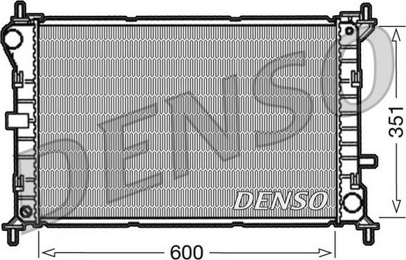 Denso DRM10051 - Radiatore, Raffreddamento motore autozon.pro