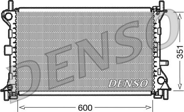 Denso DRM10052 - Radiatore, Raffreddamento motore autozon.pro