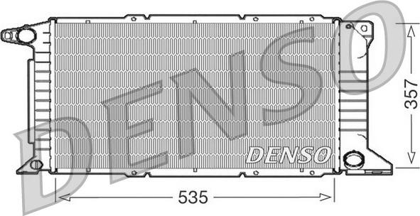 Denso DRM10101 - Radiatore, Raffreddamento motore autozon.pro