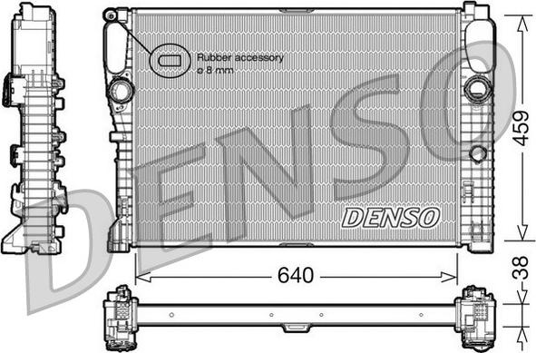 Denso DRM17014 - Radiatore, Raffreddamento motore autozon.pro