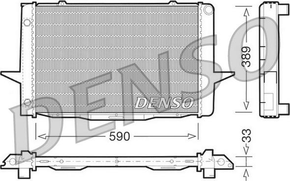 Denso DRM33041 - Radiatore, Raffreddamento motore autozon.pro