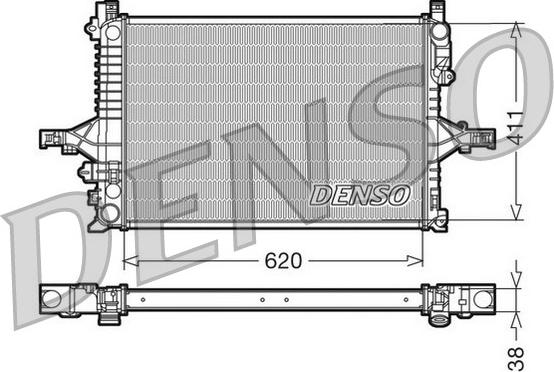 Denso DRM33065 - Radiatore, Raffreddamento motore autozon.pro