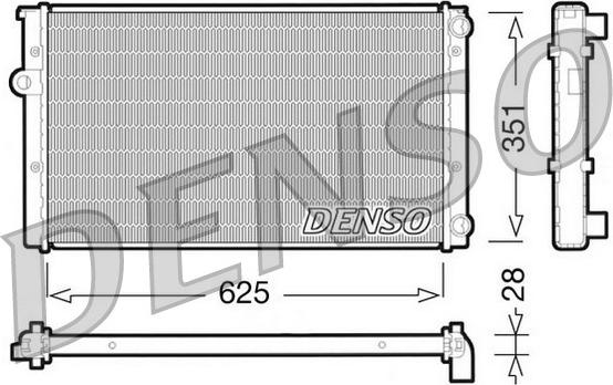 Denso DRM32009 - Radiatore, Raffreddamento motore autozon.pro