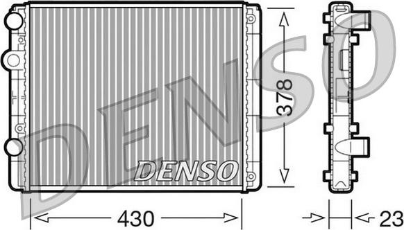 Denso DRM32030 - Radiatore, Raffreddamento motore autozon.pro