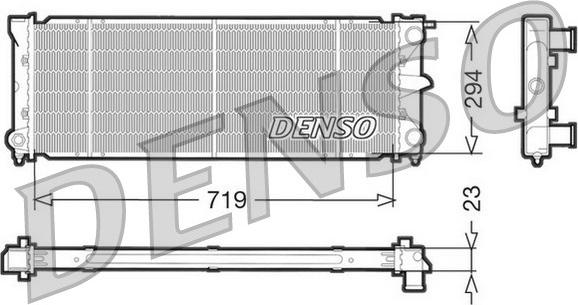 Denso DRM32026 - Radiatore, Raffreddamento motore autozon.pro