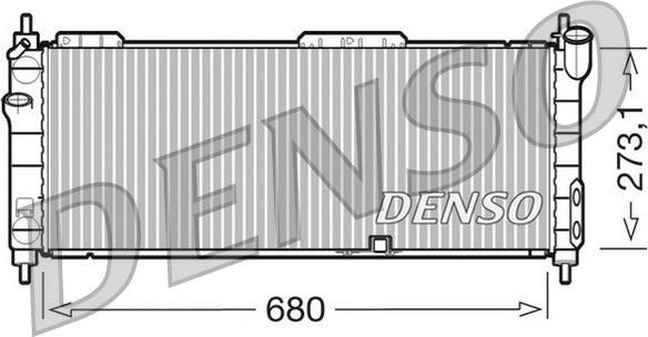 Denso DRM20042 - Radiatore, Raffreddamento motore autozon.pro