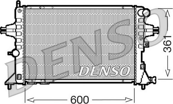 Denso DRM20084 - Radiatore, Raffreddamento motore autozon.pro