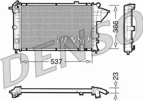 Nissens 63232 - Radiatore, Raffreddamento motore autozon.pro