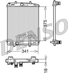 Denso DRM21601 - Radiatore, Raffreddamento motore autozon.pro