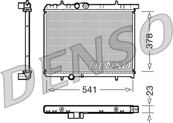 Denso DRM21031 - Radiatore, Raffreddamento motore autozon.pro