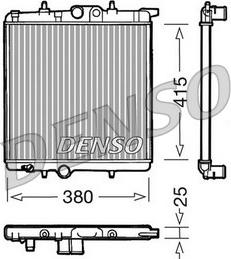 Denso DRM21020 - Radiatore, Raffreddamento motore autozon.pro