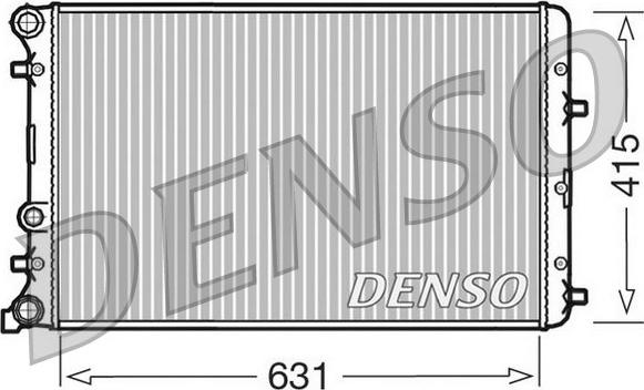 Denso DRM27004 - Radiatore, Raffreddamento motore autozon.pro