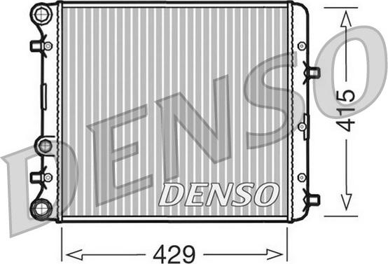 Denso DRM27002 - Radiatore, Raffreddamento motore autozon.pro