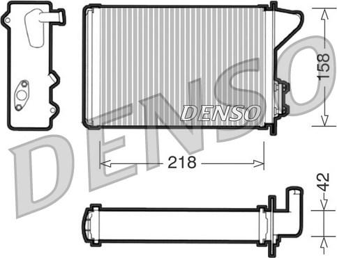 Denso DRR09040 - Scambiatore calore, Riscaldamento abitacolo autozon.pro