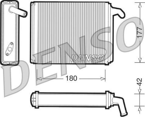 Denso DRR09041 - Scambiatore calore, Riscaldamento abitacolo autozon.pro