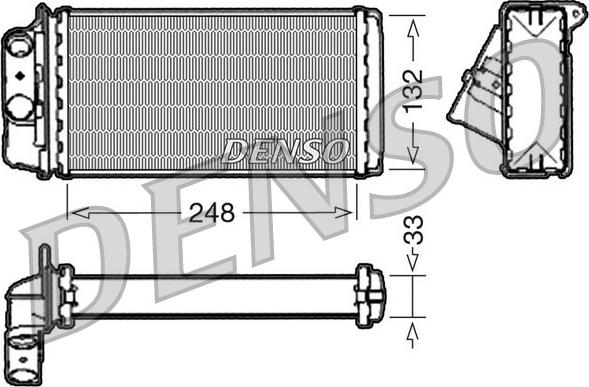 Denso DRR09050 - Scambiatore calore, Riscaldamento abitacolo autozon.pro