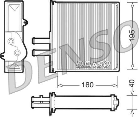 Denso DRR09060 - Scambiatore calore, Riscaldamento abitacolo autozon.pro