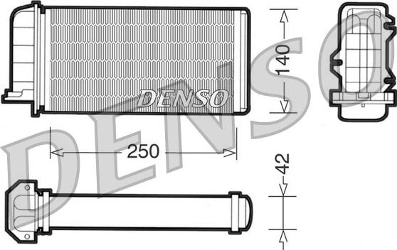 Denso DRR09002 - Scambiatore calore, Riscaldamento abitacolo autozon.pro