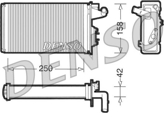 Denso DRR09010 - Scambiatore calore, Riscaldamento abitacolo autozon.pro