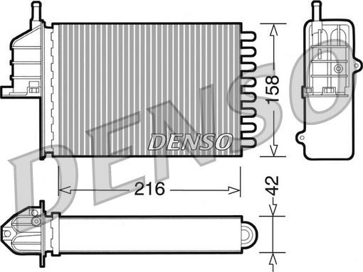 Denso DRR09080 - Scambiatore calore, Riscaldamento abitacolo autozon.pro