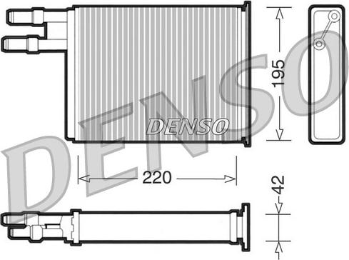 Denso DRR09031 - Scambiatore calore, Riscaldamento abitacolo autozon.pro