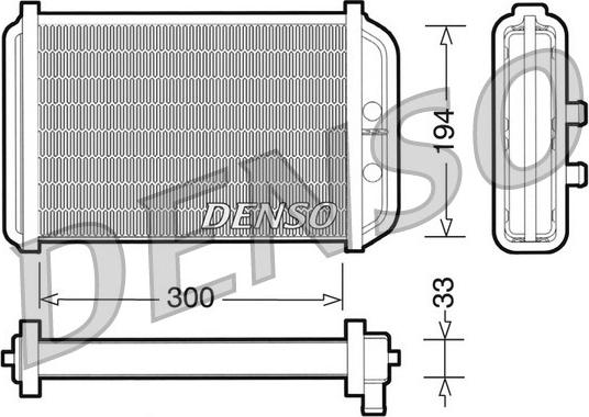 Denso DRR09033 - Scambiatore calore, Riscaldamento abitacolo autozon.pro