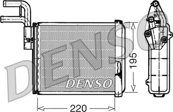 Denso DRR09032 - Scambiatore calore, Riscaldamento abitacolo autozon.pro