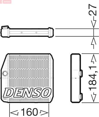 Denso DRR09076 - Scambiatore calore, Riscaldamento abitacolo autozon.pro