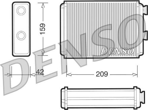 Denso DRR09071 - Scambiatore calore, Riscaldamento abitacolo autozon.pro