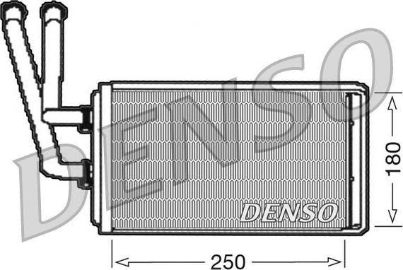 Denso DRR09100 - Scambiatore calore, Riscaldamento abitacolo autozon.pro