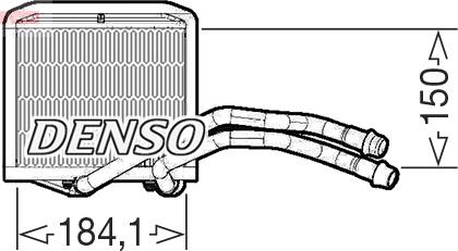 Denso DRR09102 - Scambiatore calore, Riscaldamento abitacolo autozon.pro