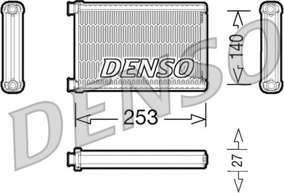 Denso DRR05005 - Scambiatore calore, Riscaldamento abitacolo autozon.pro