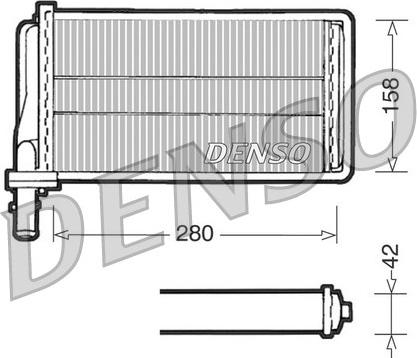 Denso DRR01001 - Scambiatore calore, Riscaldamento abitacolo autozon.pro