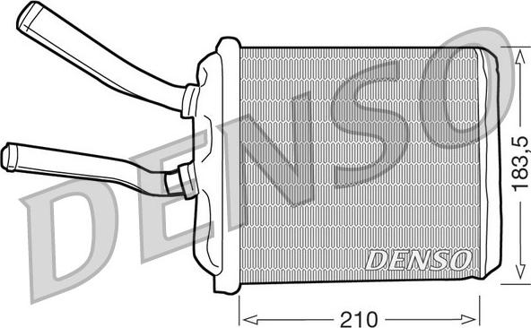 Denso DRR01010 - Scambiatore calore, Riscaldamento abitacolo autozon.pro