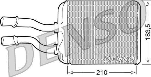 Denso DRR01011 - Scambiatore calore, Riscaldamento abitacolo autozon.pro