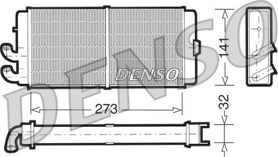 Denso DRR02001 - Scambiatore calore, Riscaldamento abitacolo autozon.pro