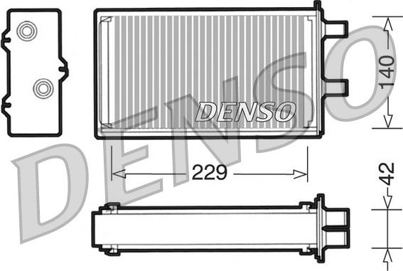 Denso DRR13001 - Scambiatore calore, Riscaldamento abitacolo autozon.pro