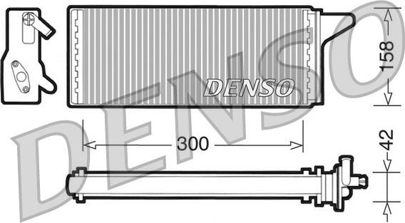 Denso DRR12001 - Scambiatore calore, Riscaldamento abitacolo autozon.pro