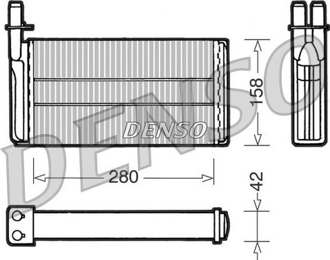 Denso DRR25001 - Scambiatore calore, Riscaldamento abitacolo autozon.pro