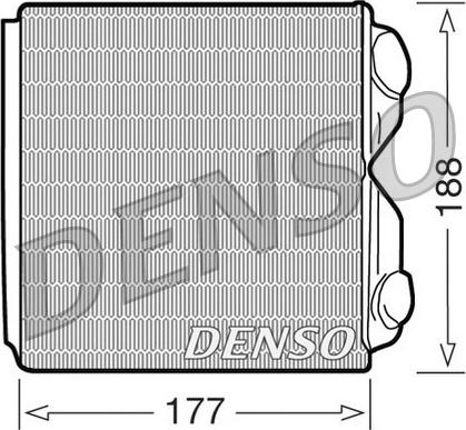 Denso DRR25010 - Scambiatore calore, Riscaldamento abitacolo autozon.pro