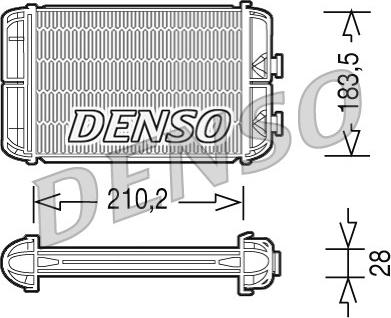 Denso DRR20004 - Scambiatore calore, Riscaldamento abitacolo autozon.pro