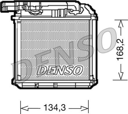 Denso DRR28001 - Scambiatore calore, Riscaldamento abitacolo autozon.pro