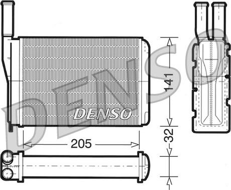 Denso DRR23010 - Scambiatore calore, Riscaldamento abitacolo autozon.pro