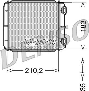 Denso DRR23018 - Scambiatore calore, Riscaldamento abitacolo autozon.pro