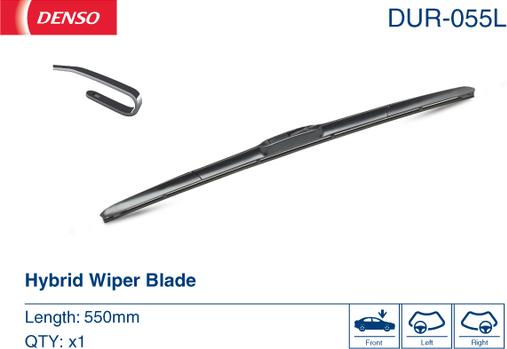 Denso DUR-055L - Spazzola tergi autozon.pro