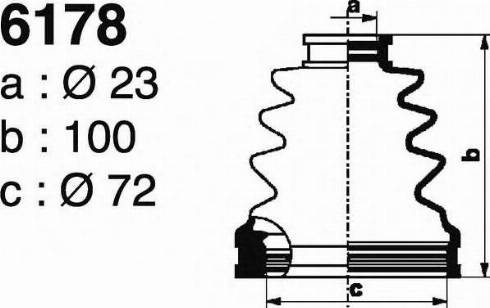 DEPA 6178 - Cuffia, Semiasse autozon.pro