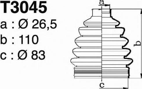 DEPA T3045 - Cuffia, Semiasse autozon.pro