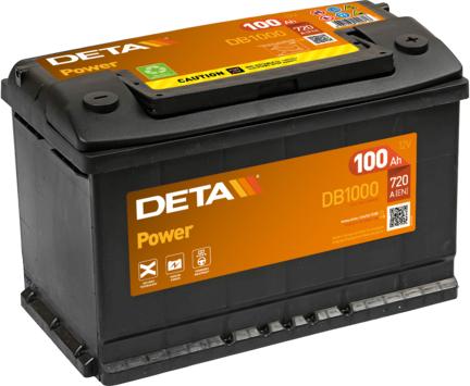 DETA DB1000 - Batteria avviamento autozon.pro