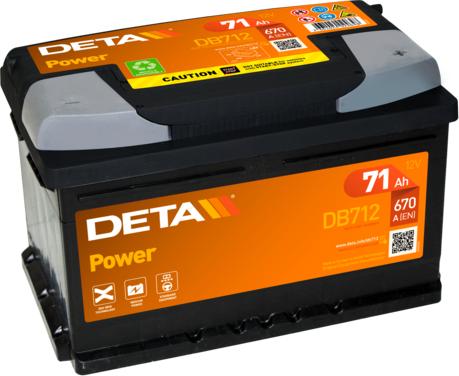 DETA DB712 - Batteria avviamento autozon.pro