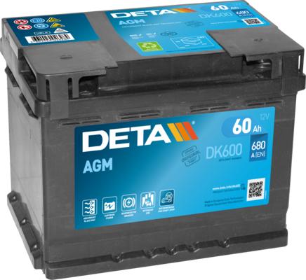 DETA DK600 - Batteria avviamento autozon.pro